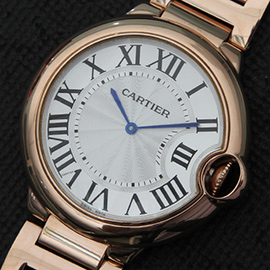 品質良好 CARTIER  バロンブルー  Quartz movement搭載！シルバー  鏡面加工  ゴールドコーティング