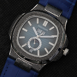操作性高い PATEK PHILIPPE ノーチラスカレンダー腕時計コピ 21600振動 Automatic ブラックダイヤル
