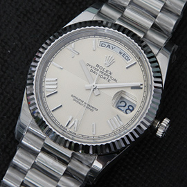 新品取得ROLEX デイデイトU-118239GRRグレー/ローマ字腕時計コピー