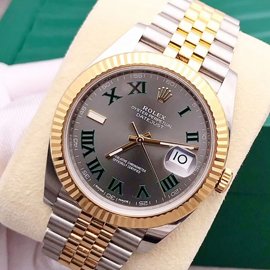 人気シリーズ ROLEX デイトジャスト 41 Ref.126333 Cal.3235ムーブ AUTOMATIC スレートローマ デイト