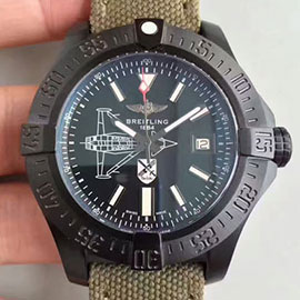 優れた精度 BREITLING アベンジャー II シーウルフBoelcke 45mm noob工場 ETA2836-2ムーブ Automatic カレンダー