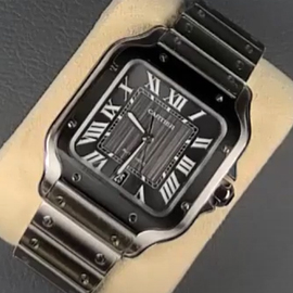 高精度 CARTIER サントス ドゥ カルティエ LM WSSA0037(noob工場)Cal.1847 MCムーブ AUTOMATIC デイト