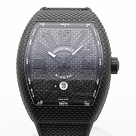 優等商品 FRANCK MULLER ヴァンガード ブラックピクセル V45SCDT BLACK PXL Asianムーブ Automatic デイト