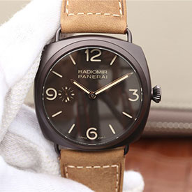 優良配送 PANERAI ラジオミール コンポジット ３デイズ PAM00504(NOOB製造V9版)CAL.P.3000 手巻き ブラック