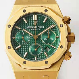 【世界限定125本】AUDEMARS PIGUET コピー時計 ロイヤルオーク クロノグラフ 26331BA.OO.1220BA.02 グリーン 日付表示