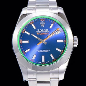 優良店 ROLEXコピー時計 ミルガウス m116400gv-0002 ブルー 2836-2 ムーブ搭載！スーパールミナンス(夜光)