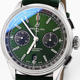 ブライトリングコピー時計 プレミエ B01 クロノグラフ 42mm  グリーン