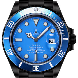 BLAKEN高級 ロレックスコピー時計 改装 サブマリーナシリーズ 40mm ブルー