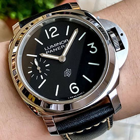 【パネライコピー時計最新スペースタイプ】 OFFICINE PANERAI ルミノールロゴ 44MM PAM01084