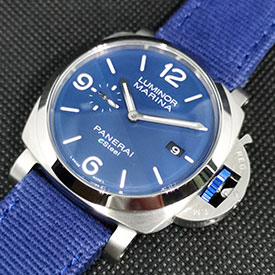 パネライコピー時計 ルミノール　マリーナ PAM01157 ディープブルー ESteel™ Grigio Roccia