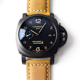 オフィチーネ パネライスーパーコピー時計 ルミノール1950 3DAYS GMT オートマティック 44ｍｍ PAM01441 【V8工場】