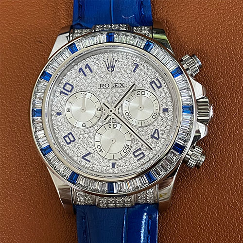 高品質ロレックス コスモグラフデイトナ 116599 12SA 全面ダイヤ文字盤 スーパーコピー時計