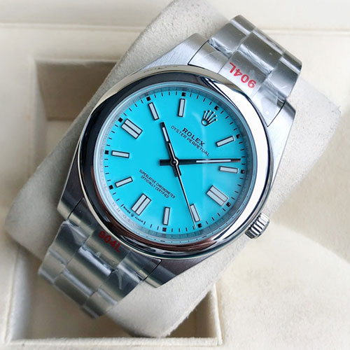 素敵な人気ブランド時計コピー ロレックス124300 オイスターパーペチュアル 41mm ターコイズブルー
