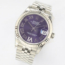 ロレックスコピー デイトジャスト31MM ロゼローマ文字盤 M278274-0026 レディス腕時計
