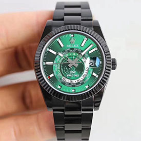 ロレックスコピー スカイドゥエラー グリーン 全自動機械 高級改装メンズ腕時計【WWF2022最新品】
