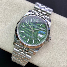 ロレックスコピー デイトジャストM126234-0047 パームモチーフ  36mm グリーン 3235ムーブメント搭載！