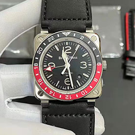 ベル＆ロス Bell&Ross インストゥルメント BR 03-93 GMT BR0393-BL-ST/SCA メンズ 腕時計