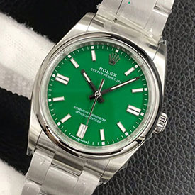 ロレックス オイスターパーペチュアル 36mm グリーン M126000-0005 レプリカ時計 3230ムーブメント搭載！