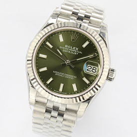 ロレックス ブランドコピー腕時計 デイトジャスト m278274-0018 グリーン 31mm レディス