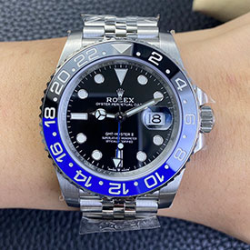 市場最高級ロレックスレプリカ時計通販 126710BLNR GMTマスター II ブルーブラック オイスターブレス CLEAN工場