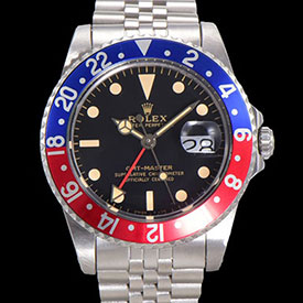 ロレックス 人気スーパーコピー時計 GMTマスター ミラー 1675 ブラック メンズ 腕時計