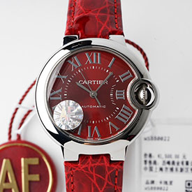 カルティエ腕時計コピーの販売 バロンブルーWSBB0022 レッド 自動巻き