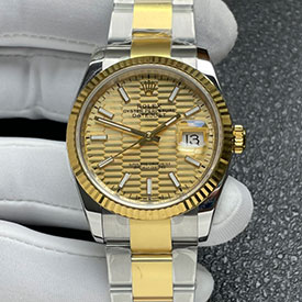ロレックス デイトジャストM126233-0040 シャンパンフルーテッド 36mm ジュビリーブレス スーパーコピー時計
