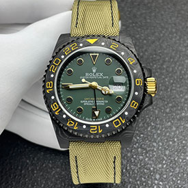 「DIW」 ロレックスGMT-Master II スーパーコピー時計 カーボン 40mm 3186ムーブメント搭載