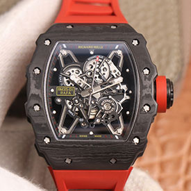 リシャールミルN級品ブランドコピー腕時計 RM35-01 ラファエル・ナダル カーボンTPT カーボン スケルトン文字盤