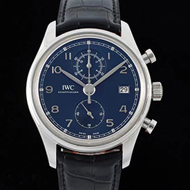 IWC インターナショナルウォッチカンパニー ポルトギーゼ クロノグラフ クラシック IW390303 ブルー ZF新品ブランド時計コピー