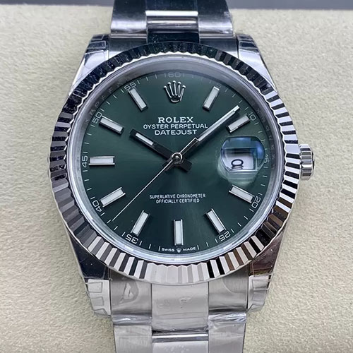 大人気ロレックスコピー 126334 デイトジャスト 41mm ミントグリーン 気分上昇