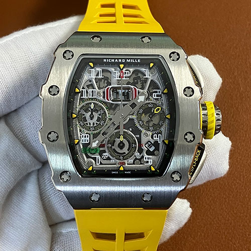 最高精密リシャールミル RM11-03Ti オートマティック フライバッククロノグラフ チタン ブランド時計コピー