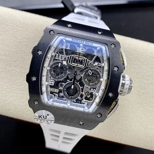 最高精密RICHARD MILLE フライバック クロノグラフ RM11-03コピー WHITE GHOST 優れた品質