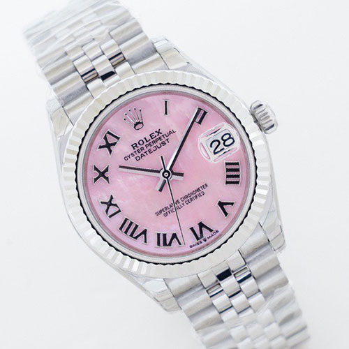 完成度が高い スーパーコピー時計M178274-00444 デイトジャスト 31mm  ピンク ローマ 限定販売