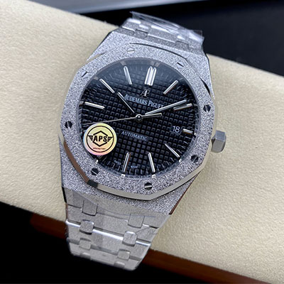 APS製  最強のオーデマピゲコピー 15410 ロイヤルオーク フロステッドゴールド 41mm ブラック