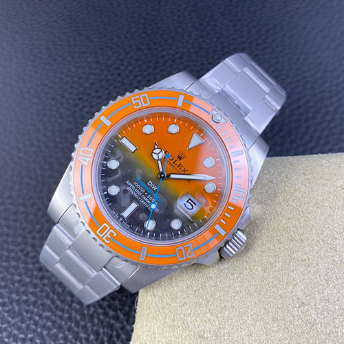 DIW最高級のカスタム時計 ロレックスコピー Submariner Persimmon 40mm 3135 ムーブメント搭載!