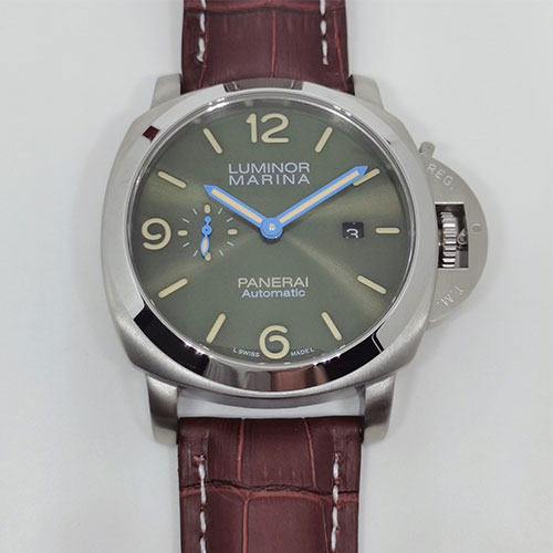 激安腕時計挑戦 パネライコピーPAM01116 ルミノール マリーナ プラチナテック™ - 44mm グリーン