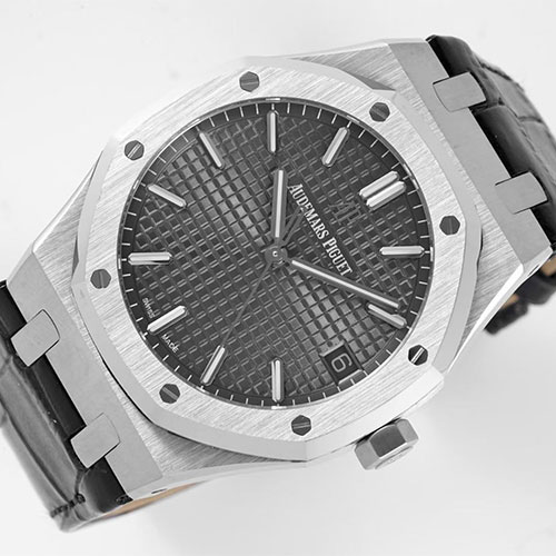 【スレートグレー、革バンド】オーデマピゲコピー ロイヤルオーク オートマティック15500ST.OO.1220ST.02 専用 Cal. 4302 BF製