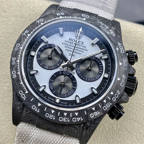 DIW高級改装ロレックスコピー コスモグラフ デイトナ【CARBON ROLEX DAYTONA CREAM】