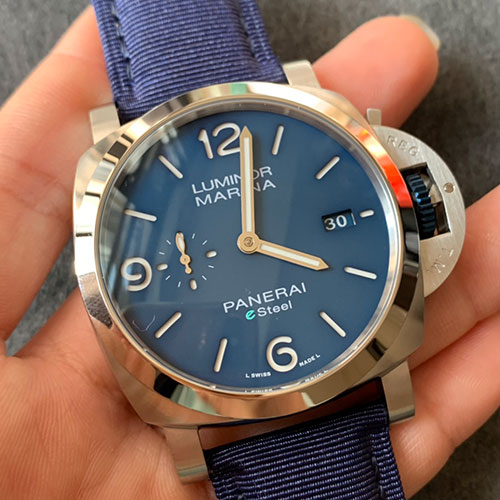 【TTF工場 】パネライスーパーコピー時計 ルミノール マリーナ Blu Profondo PAM01157 ブルー贈り物に最適