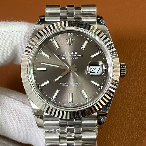 【 41mm、スレート】ロレックスコピー デイトジャスト M126334-0013 Cal.3235搭載 高精度