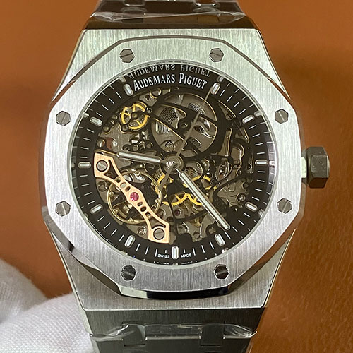 最安値挑戦 オーデマピゲコピー15407ST.OO.1220ST.01 ロイヤルオーク ダブルバランスホイール