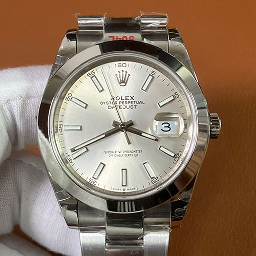 高品質ロレックススーパーコピー M126300-0003 デイトジャスト 3235ムーブメント【 41mm、 シルバー 】