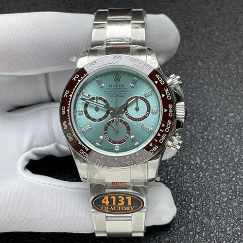 QF最高精密 ロレックス 2024年新作 コスモグラフ デイトナ 40mm アイスブルー M126506-0002 キャリバー4131