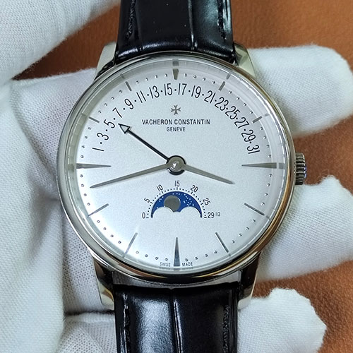 メンズ腕時計 ヴァシュロン・コンスタンタンコピー ムーンフェイズ&レトログラード・デイト 4010U/000G-B330 ホワイト