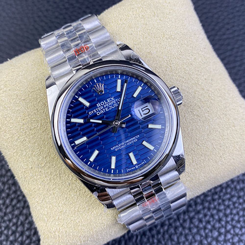 GM高品質ロレックスコピーM126200-0021 デイトジャスト 36mm ブルー フルーテッドモチーフ 904L