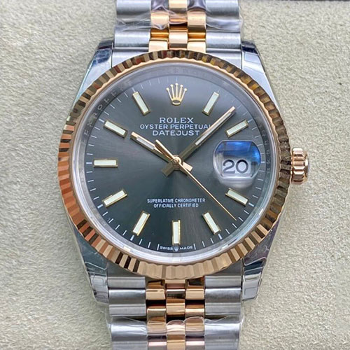 【GM工場】ロレックスコピー M126231-0013 デイトジャスト 36mm ダークロジウム