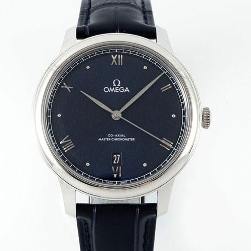 【MKS製 8810搭載】オメガコピー デ・ヴィル プレステージ 434.13.40.20.03.001 ダークブルー