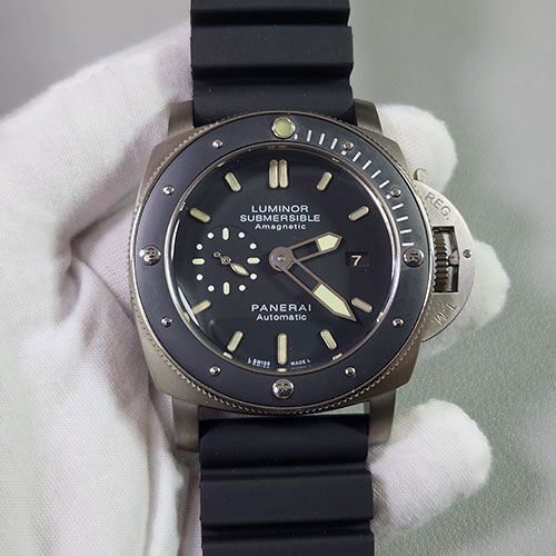 TT製新品 パネライコピー時計 サブマーシブル 1950 アマグネティック 3DAYS オートマティック チタニオ 47ｍｍ PAM00389