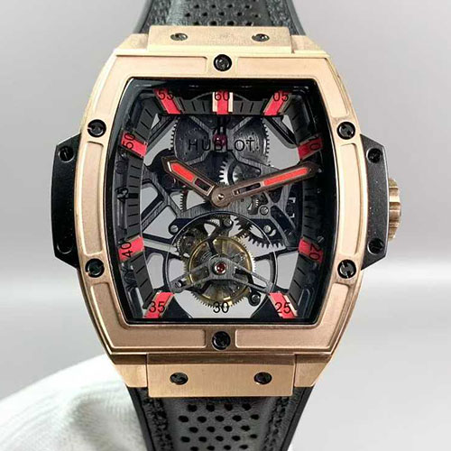 【JB製】 ウブロコピー トゥールビヨン バイ-アクシス レトログラード 906.OX.0123.VR.AES13 状態の良い品